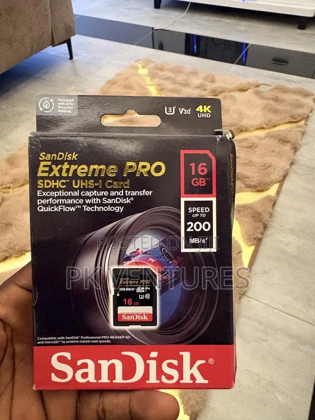 Extreme Pro 16GB Sd Card for Camera · Photo 1