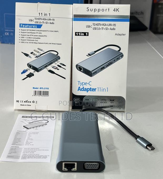 11-in-1 Usb Type -C Adapter, 11-in-1 Usb-C Docking Station · Photo 3