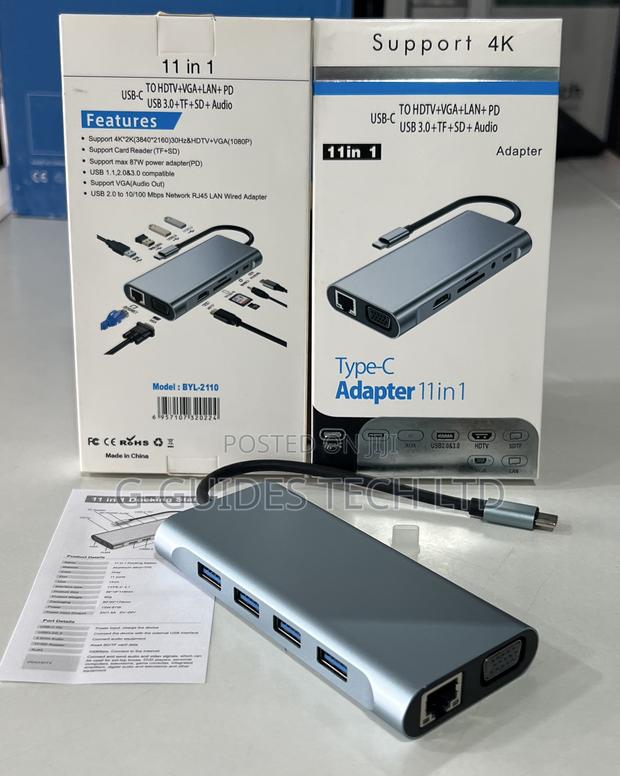 11-in-1 Usb Type -C Adapter, 11-in-1 Usb-C Docking Station · Photo 2