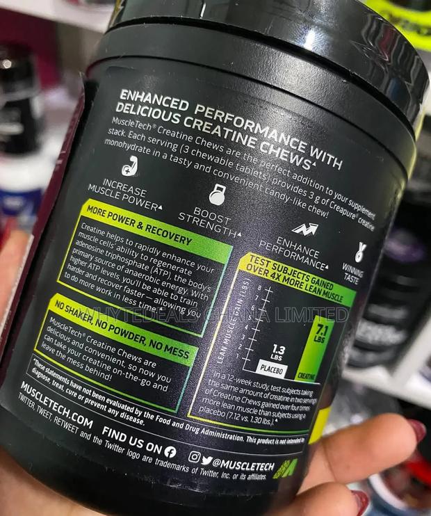 Muscletech Creatine Chews| Build Muscles| Energy| Recovery · Photo 2