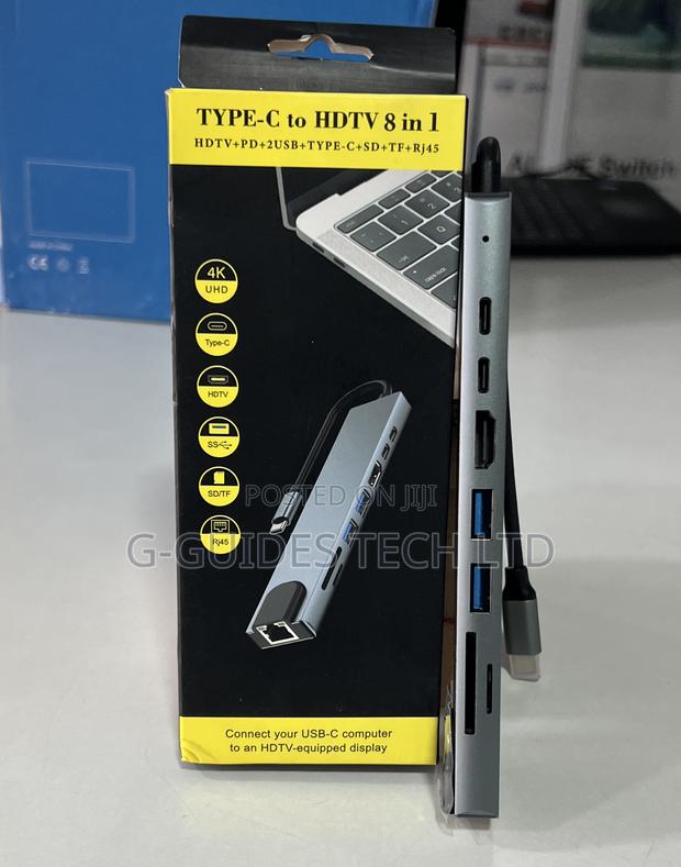 8 -in -1 Usb Type-C Adapter, 8-in-1 Usb-C Hub Adapter · Photo 2