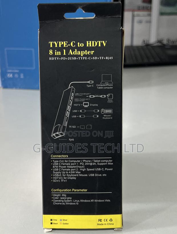 8 -in -1 Usb Type-C Adapter, 8-in-1 Usb-C Hub Adapter · Photo 5