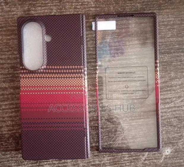 Z Fold 8 Ultra Carbon Fiber Case With Hinge Cover and Protector · Photo 1