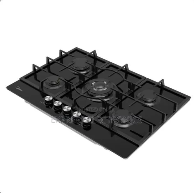 Midea Built-in Gas Hob, 5 Burners, Black MG90GQ095AL1B-BS · Photo 1
