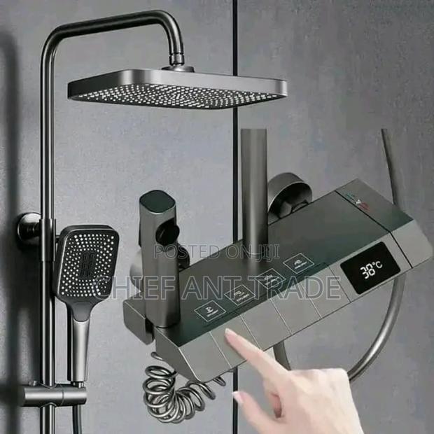 Digital Temperature Shower. Hot and Cold. Temperature Reading 8037 · Photo 1
