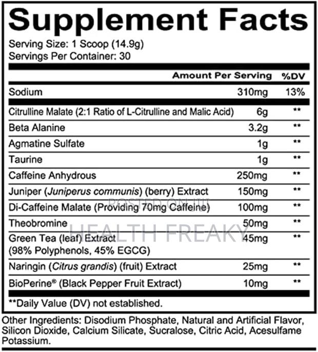 Preworkout Total War Preworkout Explosive Energy Strength · Photo 4