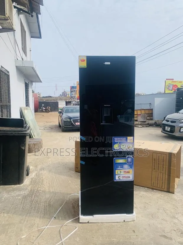 Newly in Box Double Door Fridge Nasco NASD2-42wdb · Photo 1
