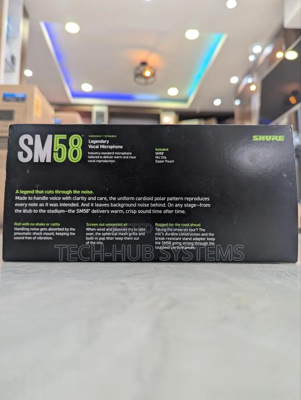 Shure Sm58 Pro XLR Dynamic Microphone · Photo 2