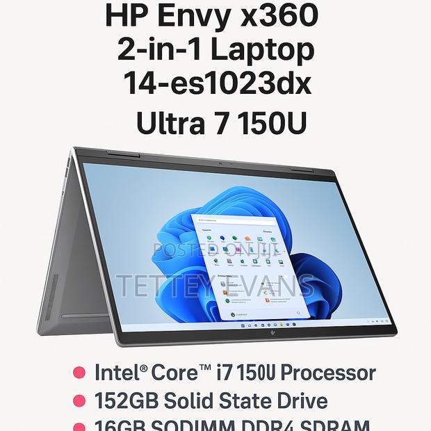 New Laptop HP Envy X360 16GB Intel Core Ultra 7 SSD 512GB · Photo 2
