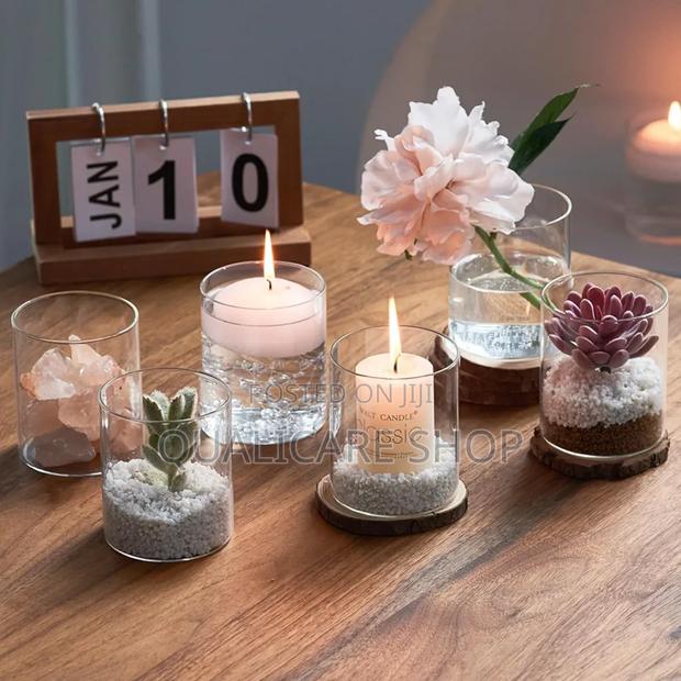 Set Of 12 Cylindrical Glass Vases 400ml · Photo 6