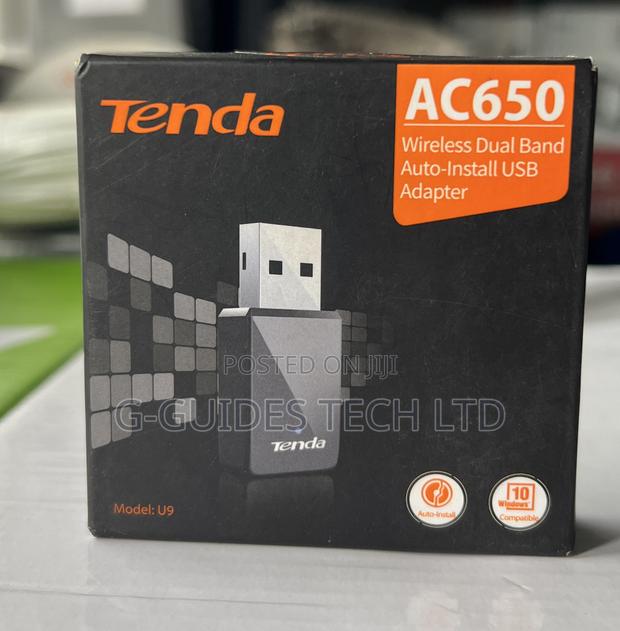 Tenda U9 Ac650 Wireless Dual Band Auto-Install Usb Adapter · Photo 1