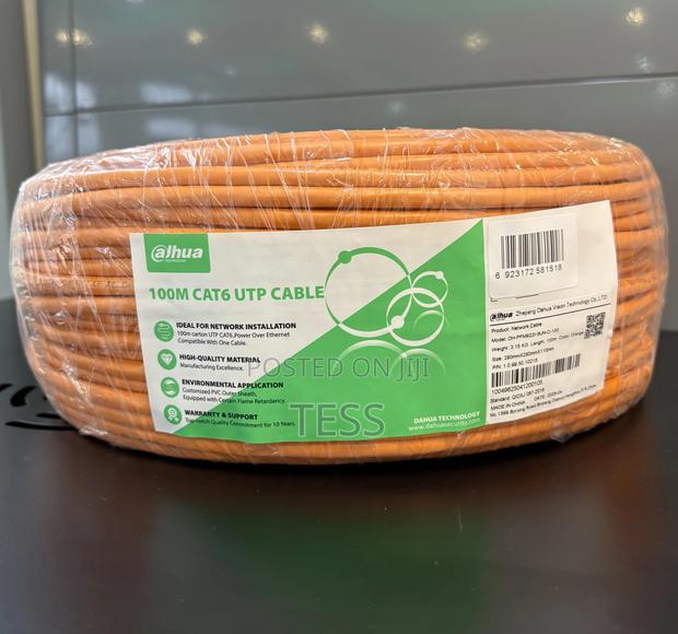 Dahua 100m Cat6 Cable Cca Mixed Copper · Photo 1