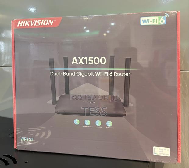 Hikvision Wifi 6 Router Dual-Band Wireless Ax1500m Ds-3wr15x · Photo 1