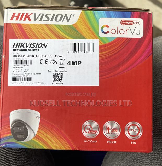 Hikvision Ip 4mp Colorvu 2 Way Audio Ds-2cd1347g3h-Liuf SRB · Photo 2