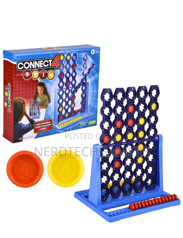 Hasbro Gaming Connect 4 Spin Game, Features Spinning · Photo 2