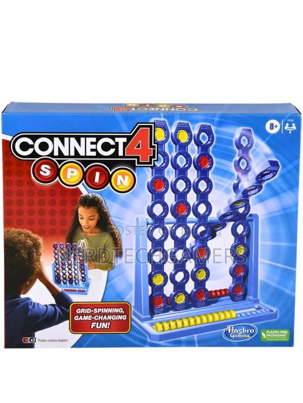 Hasbro Gaming Connect 4 Spin Game, Features Spinning · Photo 5