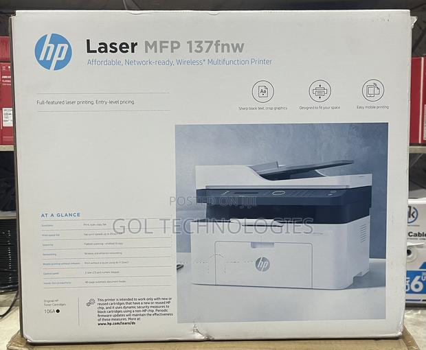 HP Laser MFP 137fnw All in 1 Multifunction Wireless Printer · Photo 2