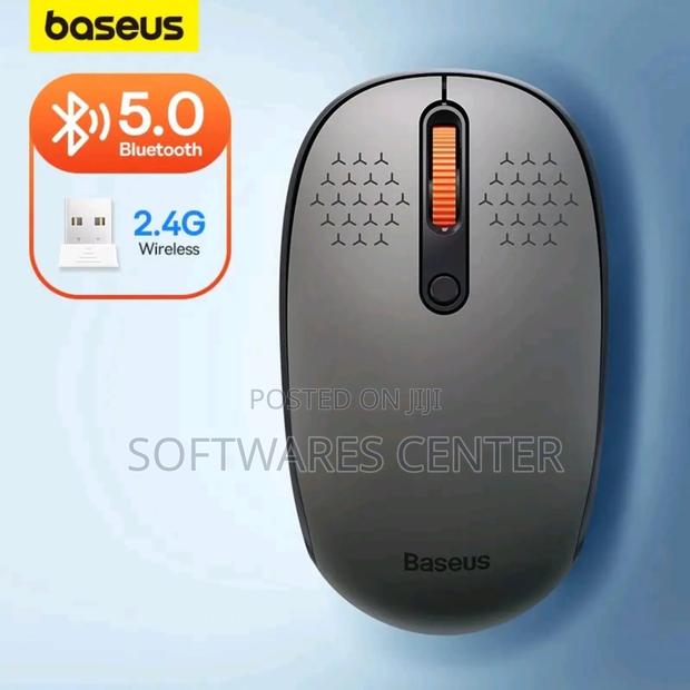 Baseus F01b Wireless Mouse Bluetooth 5.0 + 2.4ghz · Photo 1
