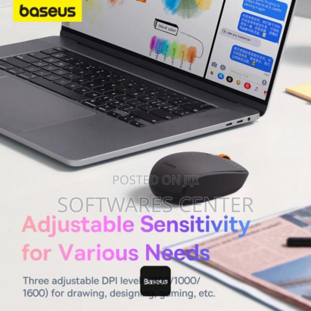 Baseus F01b Wireless Mouse (2.4ghz + Bluetooth 3.0+5.0) · Photo 2