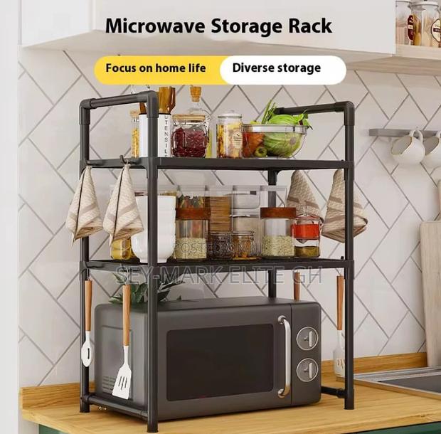 3 Tier Kitchen Microwave Stand · Photo 1