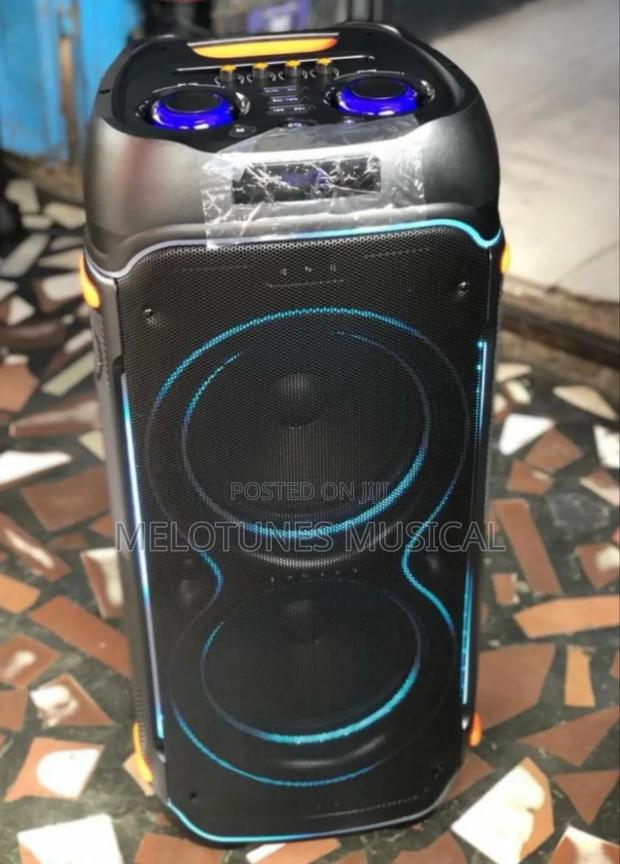 Dual 8 Inch Wireless Microphones RGB Light Speaker · Photo 1