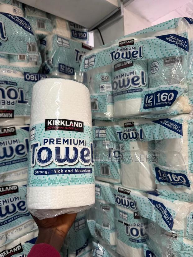 Kirkland Premium Towel. Wrapped Rolls. Unwrapped Rolls · Photo 2