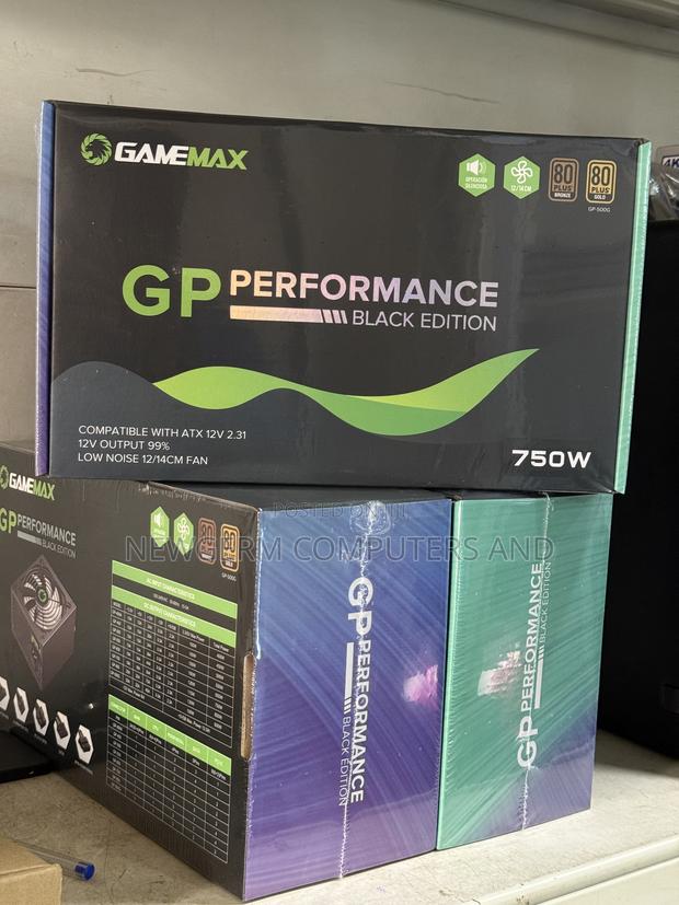 Gamemax 750w Gaming Power Supply* 80plus Gold Certified · Photo 2