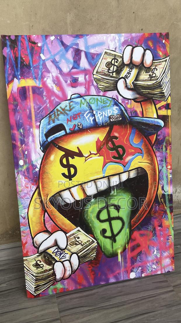 Cartoon Made With Original Canvas Material Wall Art · Photo 1