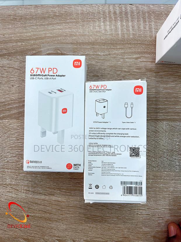 Mi 67w Power Adapter Usb C and Usb A · Photo 1