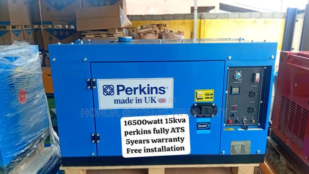 Blue Black Perkins 15kva 16500watt Diesel Generator 15kva · Photo 1