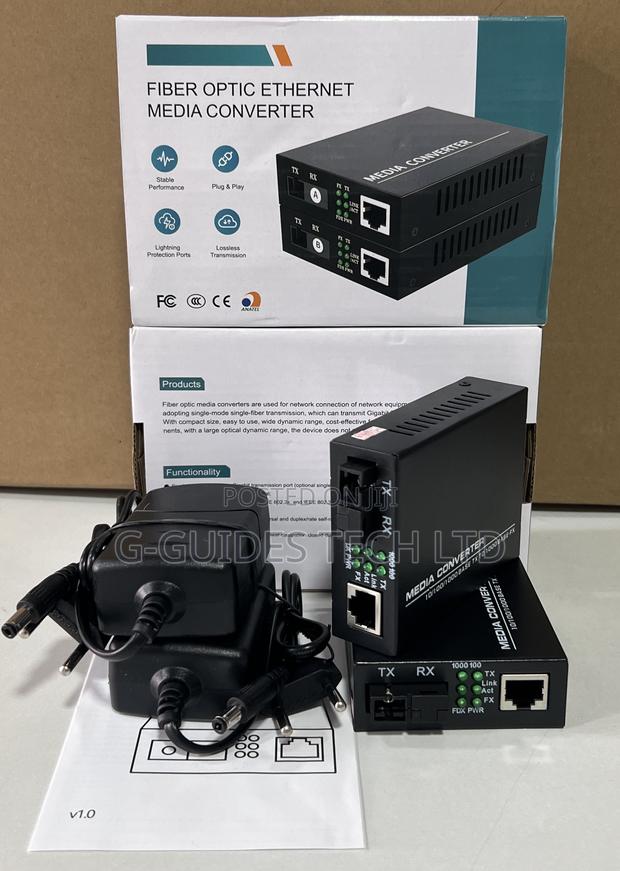 Fiber Optic Ethernet Media Converter GSS-11s3cab 3km Sc · Photo 1