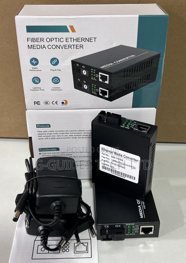 Fiber Optic Ethernet Media Converter GSS-11s3cab 3km Sc · Photo 3