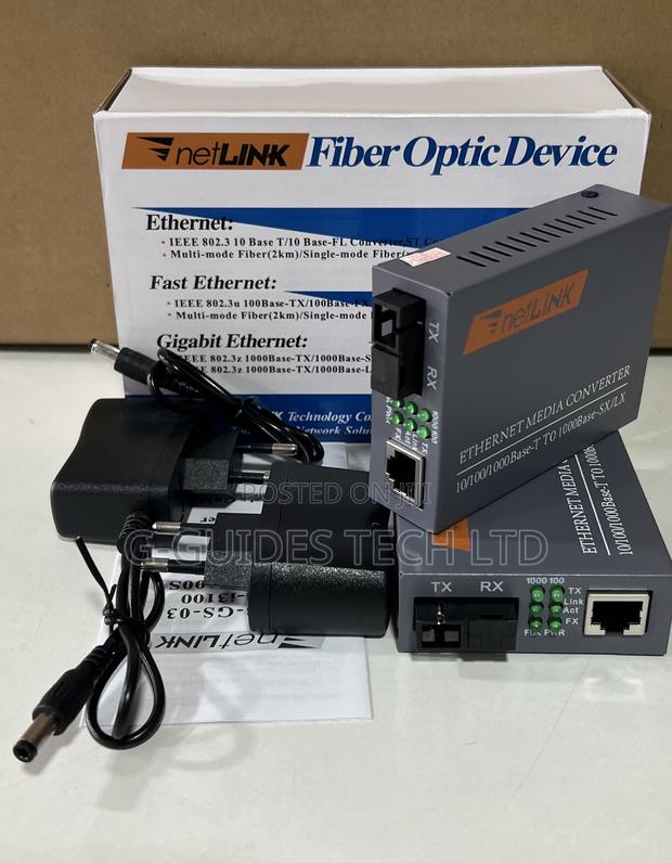 Netlink Gigabit Fiber Optic Media Converter HTB-Gs-03 a/B · Photo 1