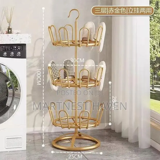 3 Tier Metal Shoe Rack · Photo 1