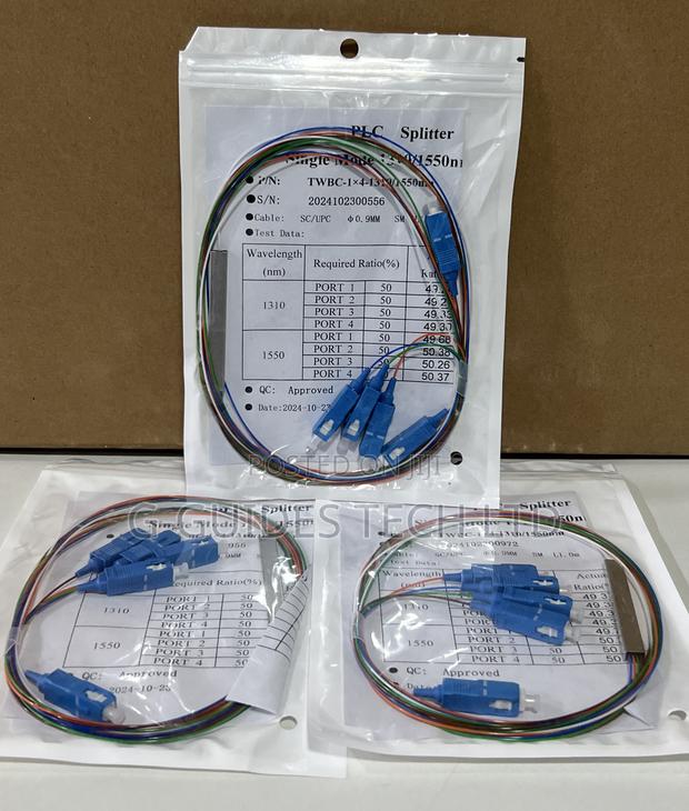4-Port PLC Splitter Sc, Planar Lightwave Circuit Splitter · Photo 2