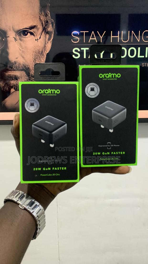 Oraimo Powercube 20 Chic 20w Gan Wall Charger Kit Type C-C
