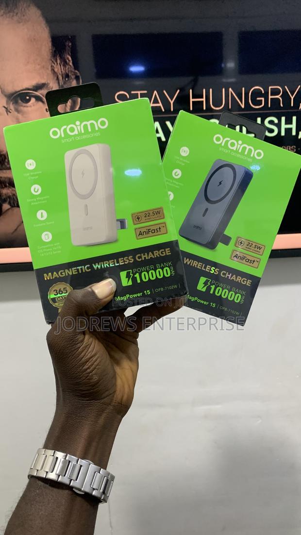 Oraimo Magpower 15 10000mah Wireless and Wired Power Bank · Photo 2