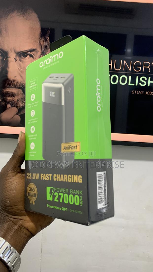 Oraimo Powernova Qf1 27000 22.5w Power Bank · Photo 2