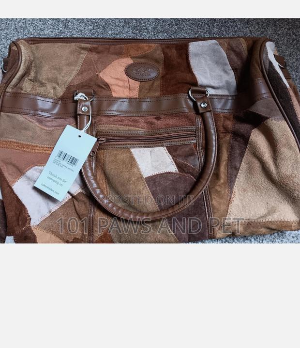 Cotton Traders Leather Patch Duffle Bag · Photo 2