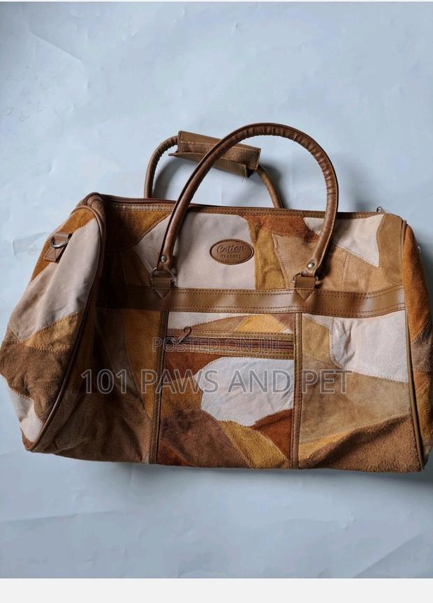 Cotton Traders Leather Patch Duffle Bag · Photo 1