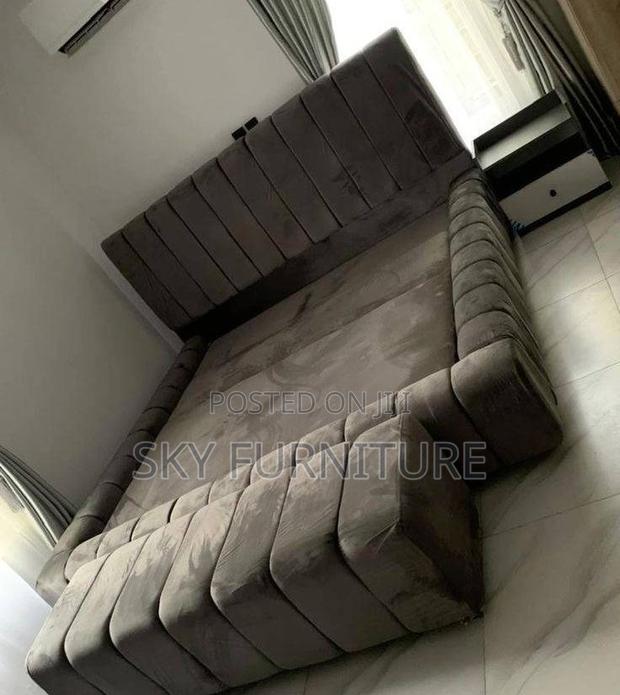 Sanctuary Queen-size Bed Frame With Ottoman And Side Drawer · Photo 1