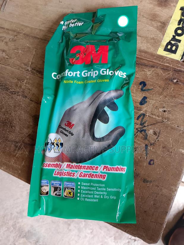 3m Mechanical Gloves.(Comfort Grip & Oil Resistant & Anti-cut) · Photo 4