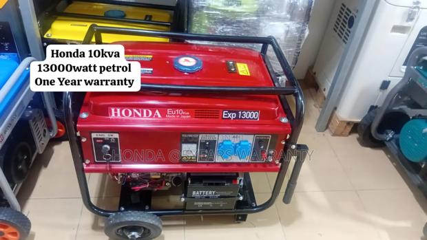 Red Petrol Honda Generator 10kva 13000watt Honda 10kva · Photo 1