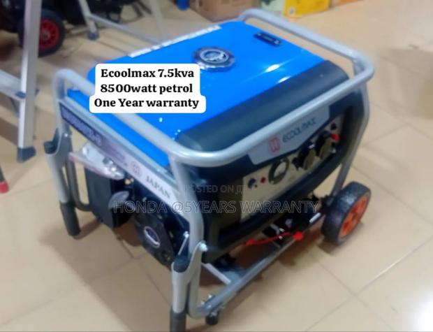 Simply Good Ecoolmax Generator 7.5kva 8500watt Petrol 7.5kva · Photo 1