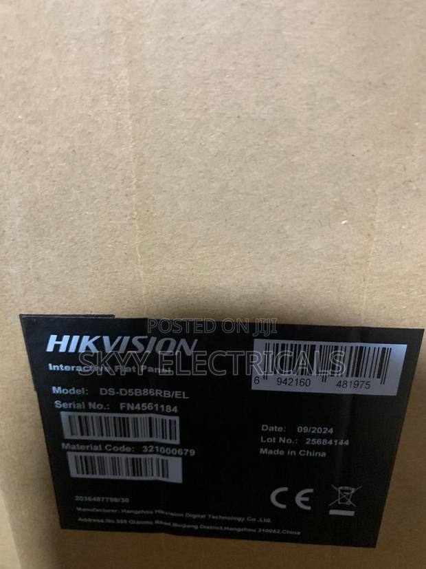 Hikvision 86inches Interactive Flat Panel Ds-D5b86rb/El · Photo 2