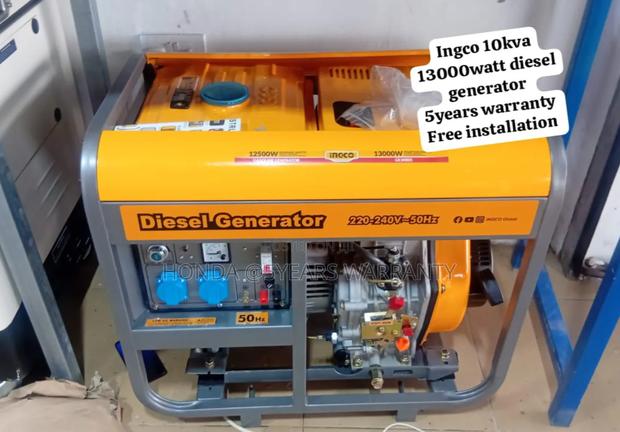 Skeleton Ingco 10kva 13000watt Diesel Generator Silent 10kva · Photo 1
