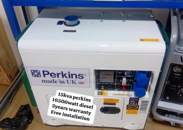 Only One Standard Perkins 15kva 16500watt Diesel Generator · Photo 1