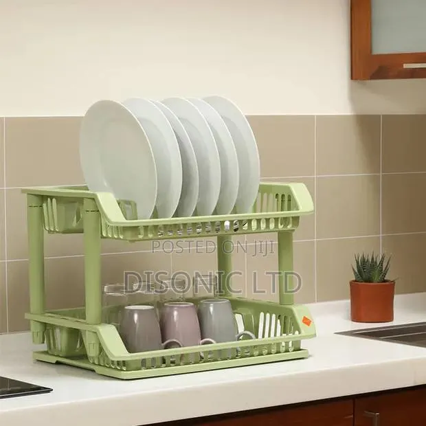Double Plastic Dish Rack · Photo 1