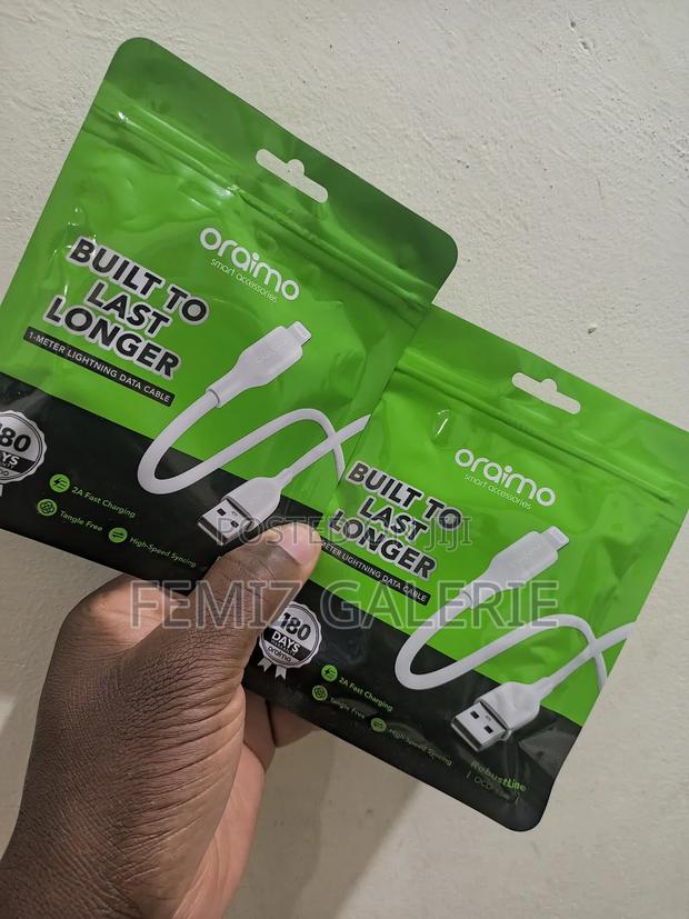 Oraimo Robustline 2a Usb-a-to-Lightning 1m Cable · Photo 1