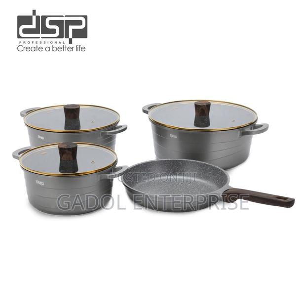 Grey Nonstick Cookware Set · Photo 1
